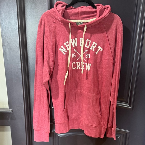 MV Sport Tops - MV Sport Burgundy Sweatshirt